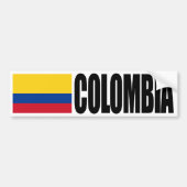 Colombiaanse vlag bumpersticker (Voorkant)