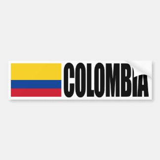 Colombiaanse vlag bumpersticker