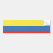 Colombiaanse vlag bumpersticker (Voorkant)