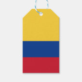 Colombiaanse vlag cadeaulabel (Voorkant)