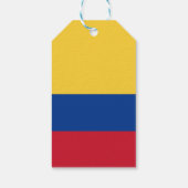 Colombiaanse vlag cadeaulabel (Achterkant)