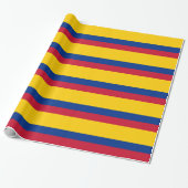Colombiaanse vlag cadeaupapier (Uitgerold)