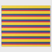 Colombiaanse vlag cadeaupapier (Vlak)