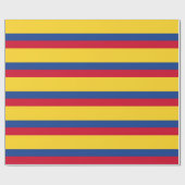 Colombiaanse vlag cadeaupapier (Vlak)