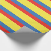 Colombiaanse vlag cadeaupapier (Hoek)
