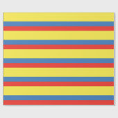 Colombiaanse vlag cadeaupapier (Vlak)