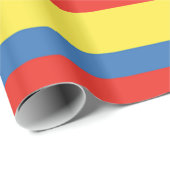 Colombiaanse vlag cadeaupapier (Rol Hoek)