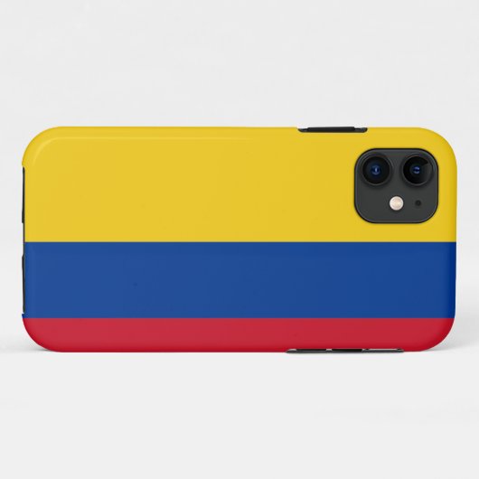 Colombiaanse vlag Case-Mate iPhone case (Achterkant (horizontaal))