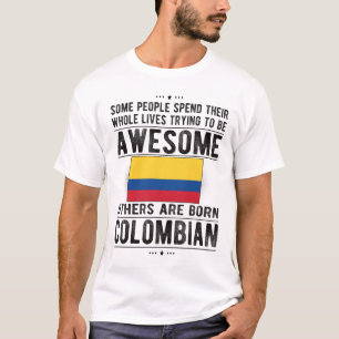 Colombiaanse vlag Colombia Heritage Colombian Root T-shirt
