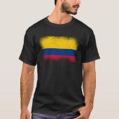 Colombiaanse vlag Colombia T-shirt (Voorkant)