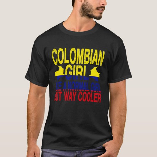 Colombiaanse vlag Colombia T-shirt (Voorkant)