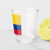 Colombiaanse vlag Colombiaans patriottisch Shot Glas (Rechts)