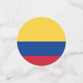 Colombiaanse vlag confetti (Kleine voorkant)
