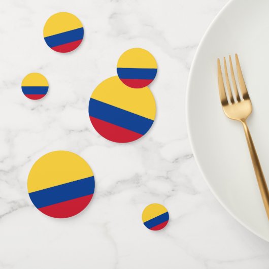 Colombiaanse vlag confetti (Groep)