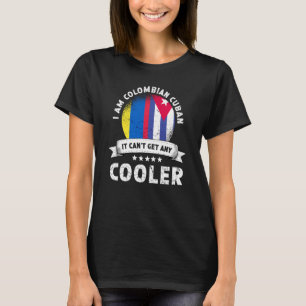 Colombiaanse vlag Cuba Groene patriotland staatsbu T-shirt