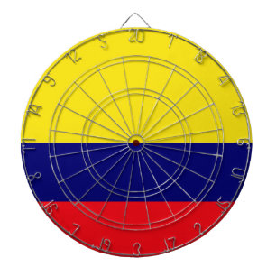 Colombiaanse vlag dartbord