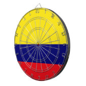 Colombiaanse vlag dartbord (Voorkant Rechts)