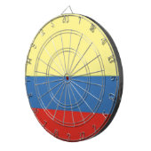 Colombiaanse vlag dartbord (Voorkant Rechts)