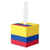 Colombiaanse vlag decoratie (Voorkant hoekig)