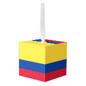 Colombiaanse vlag decoratie (Achter hoekig)