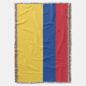 Colombiaanse vlag deken (Voorkant Verticaal)