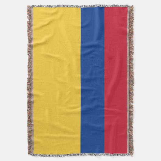 Colombiaanse vlag deken (Voorkant Verticaal)