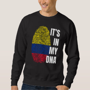 Colombiaanse vlag Dna Fingerprint Colombia Trui