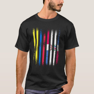 Colombiaanse vlag - Dominicaanse Groenland - Vlagg T-shirt
