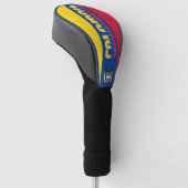 Colombiaanse vlag: een prachtig patriottisch golfheadcover (Schuin)