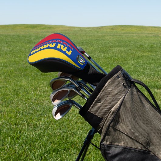 Colombiaanse vlag: een prachtig patriottisch golfheadcover (Insitu)