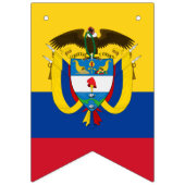 Colombiaanse vlag en Colombia Banners/bruiloften Vlaggetjes (Tweede vlag)