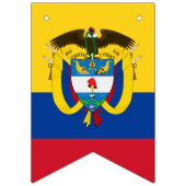 Colombiaanse vlag en Colombia Banners/bruiloften Vlaggetjes (Eerste vlag)