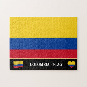 Colombiaanse vlag en Colombiaans land / Colombia Legpuzzel