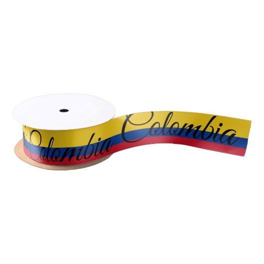 Colombiaanse vlag en Colombiaanse reizen, vakantie Satijnen Lint (Spoel)