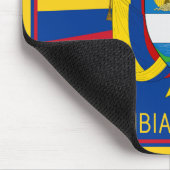 Colombiaanse vlag en wapenstilstand muismat (Hoek)