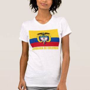 Colombiaanse vlag en wapenstilstand t-shirt
