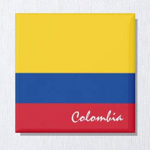 Colombiaanse vlag en Zuid-Amerikaanse vakantie- en Magneet