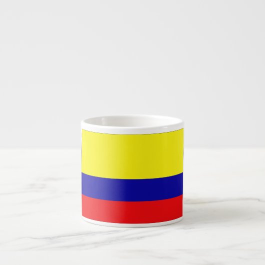 Colombiaanse vlag espresso kop (Voorkant)