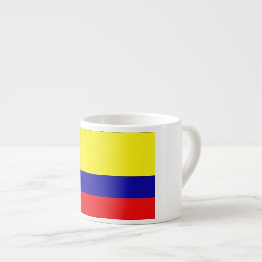 Colombiaanse vlag espresso kop (Voorkant rechts)