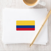 Colombiaanse vlag etiket (Insitu)