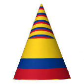Colombiaanse vlag feesthoedjes (Voorkant)