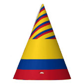 Colombiaanse vlag feesthoedjes (Links)