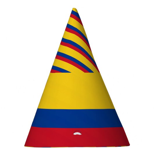 Colombiaanse vlag feesthoedjes (Rechts)