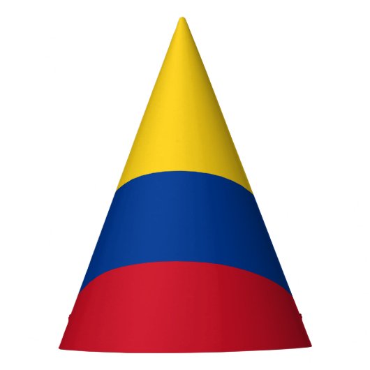 Colombiaanse vlag feesthoedjes (Voorkant)