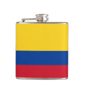 Colombiaanse vlag Flask Heupfles (Voorkant)