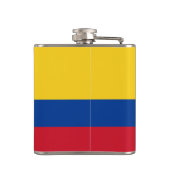 Colombiaanse vlag Flask Heupfles (Achterkant)