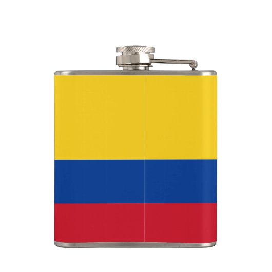 Colombiaanse vlag Flask Heupfles (Achterkant)