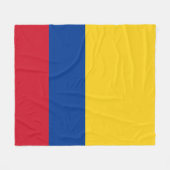Colombiaanse vlag fleece deken (Voorkant (Horizontaal))