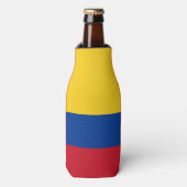 Colombiaanse vlag flesjeskoeler (Fles Voorkant)