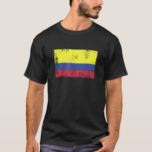 Colombiaanse vlag Football-Ventilator vrouwen in d T-shirt